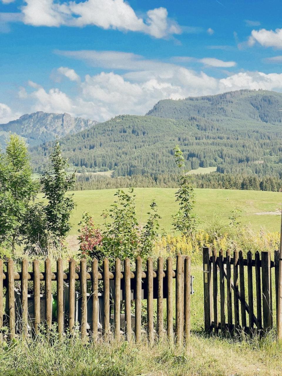 Ferienwohnung Haus Bergblick Rettenberg Exterior foto